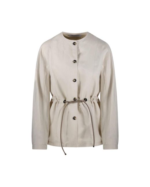 Max Mara Gray Light Jackets
