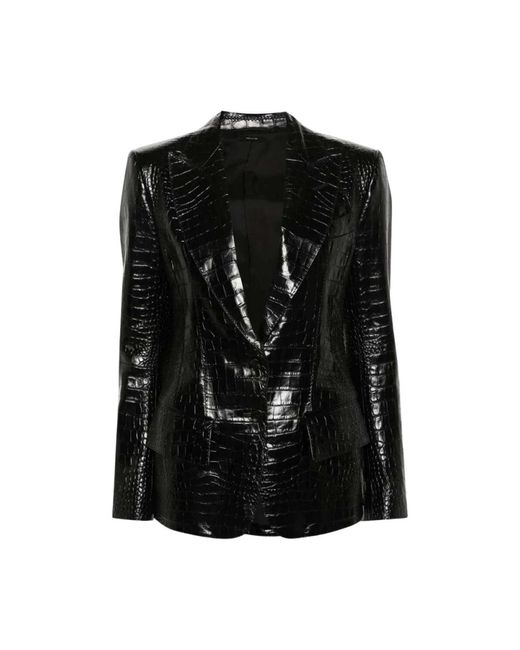 Jackets > leather jackets Tom Ford en coloris Black