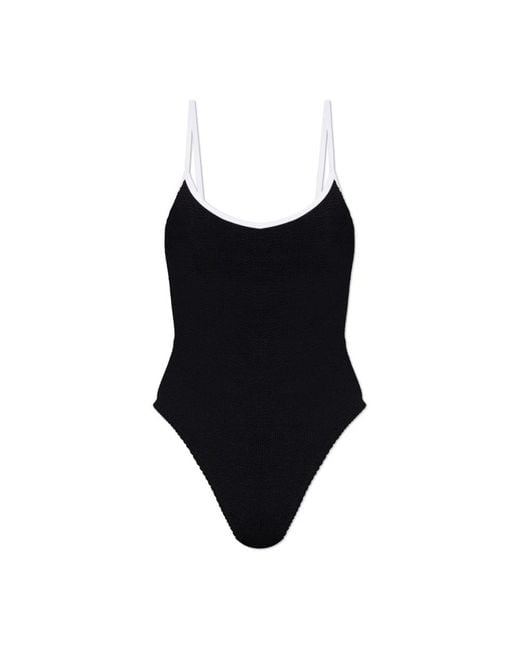 Hunza G Black Swimsuits