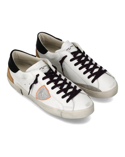 Philippe Model White Sneakers for men