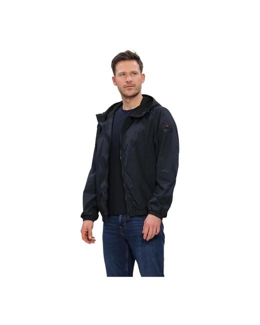 Peuterey Blue Bomber Jackets for men