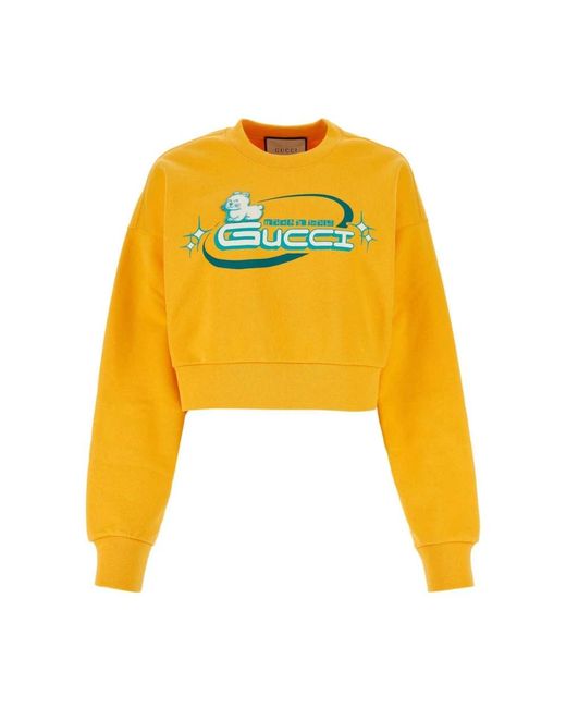 Gucci Yellow Sweatshirts