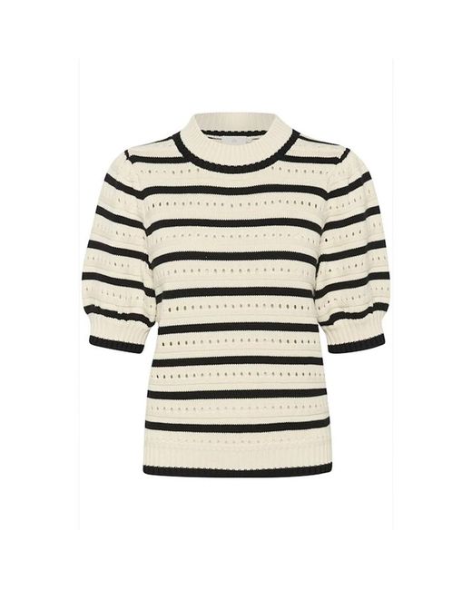 Round-Neck Knitwear di Kaffe in Black