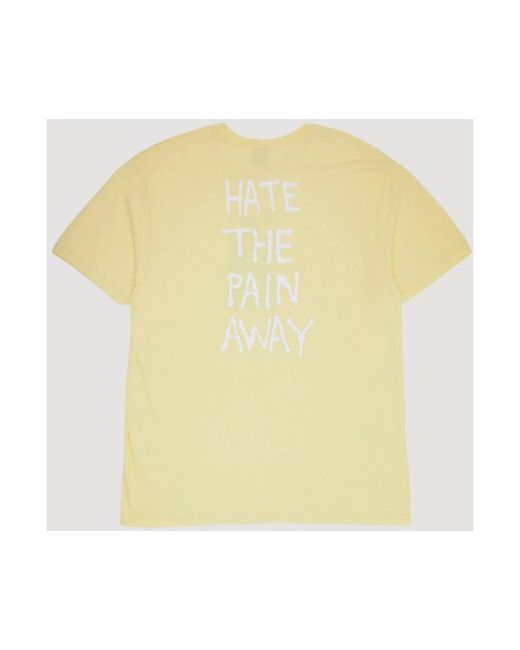 T-Shirts Fa de hombre de color Yellow