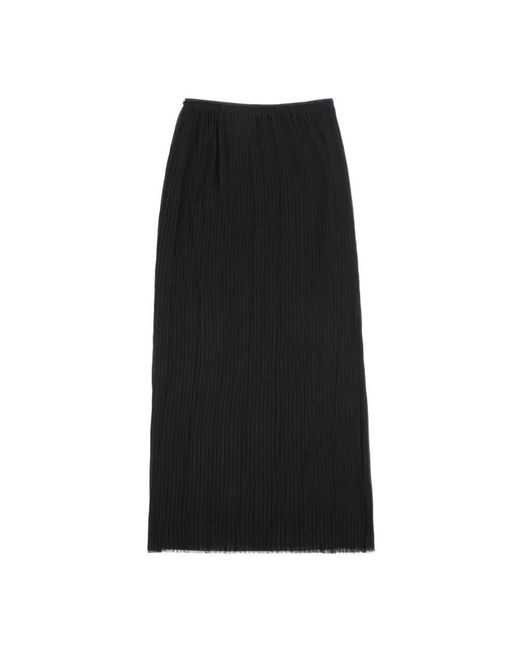 MM6 by Maison Martin Margiela Black Maxi Skirts