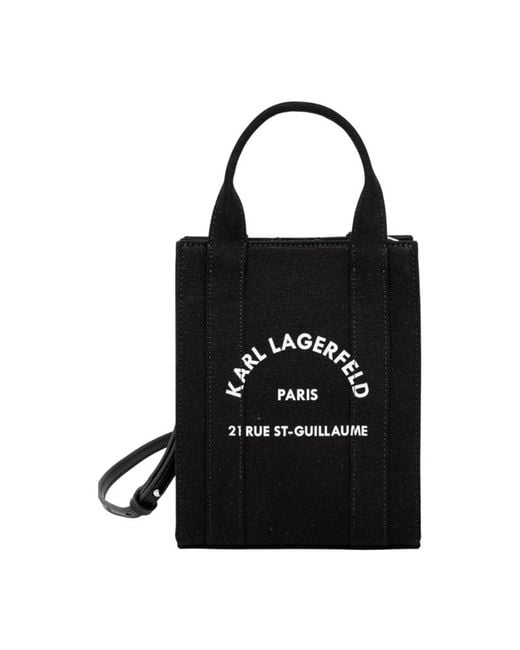 Karl Lagerfeld Black Shoulder Bags