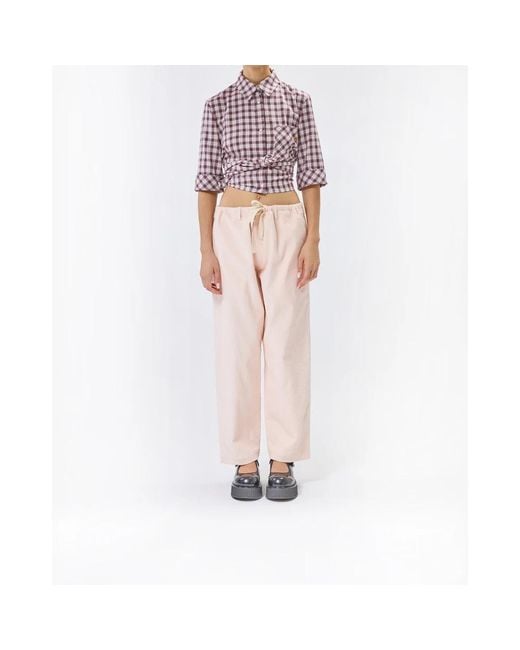 Moschino Pink Straight Trousers
