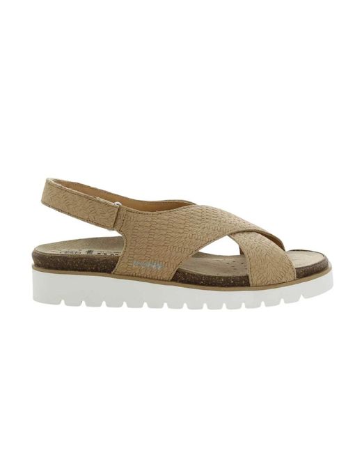 Flat Sandals Mobils en coloris Brown