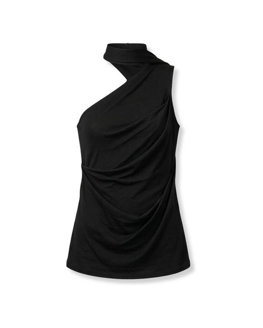 Entire studios Black Sleeveless Tops