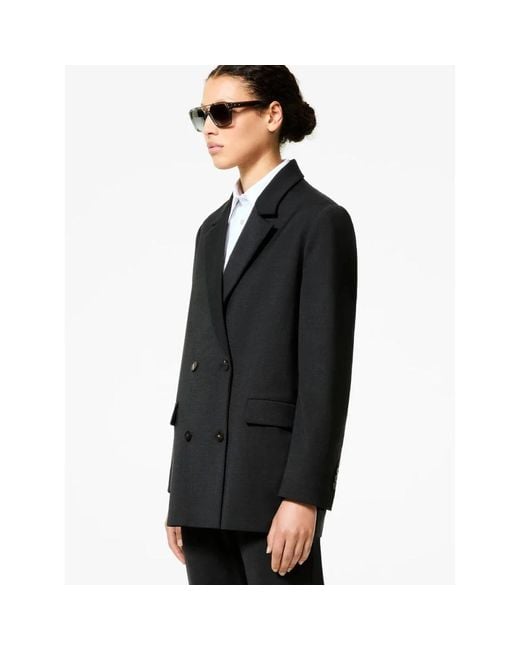 Rrd Terzitel Double-Breasted Jacket in het Black