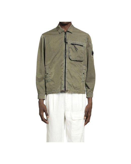 C P Company Green Light Jackets for men