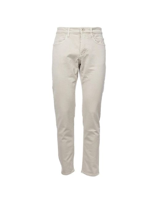 Siviglia Gray Slim-Fit Trousers for men