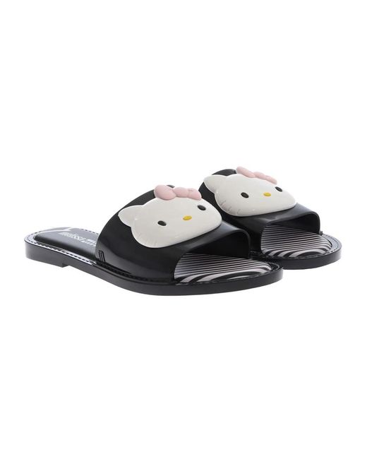 Melissa Black Slipper + Hello Kitty