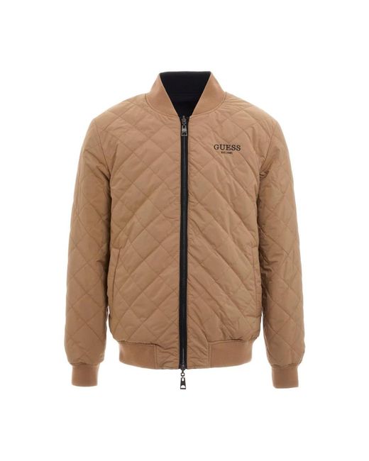 Guess Blue Bomber Jackets for men
