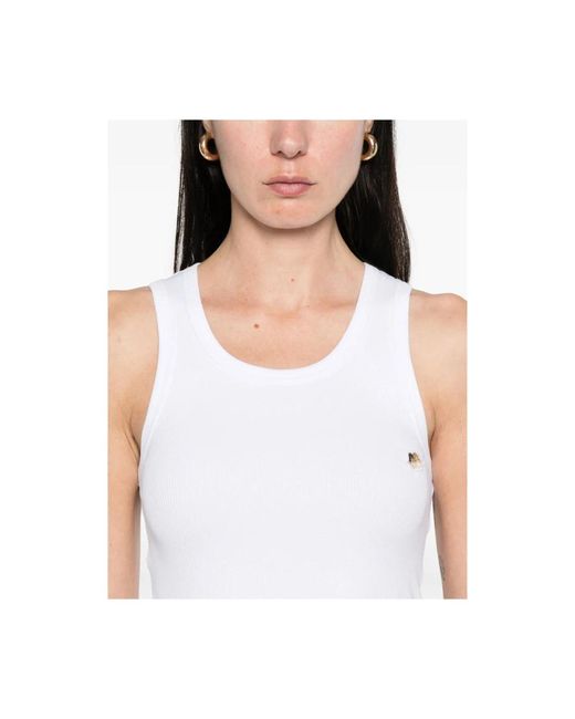 Fiorucci White Sleeveless Tops