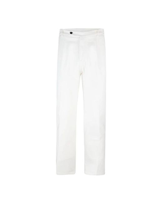 Eleventy White Chinos for men