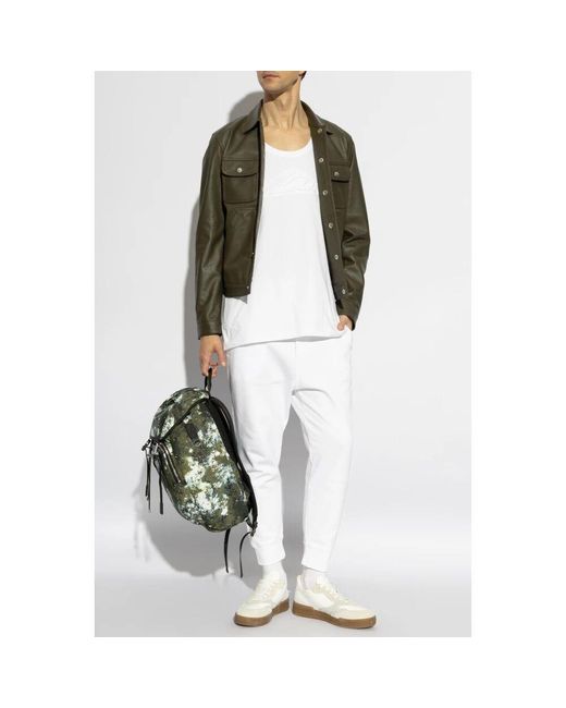 DSquared² Lederjacke in Green für Herren