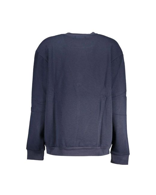 Roberto Cavalli Blue Blu Polyester Sweatshirt