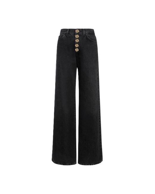 Dondup Black Wide Jeans