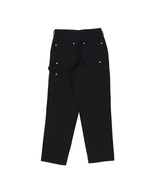 Octopus Black Wide Trousers for men