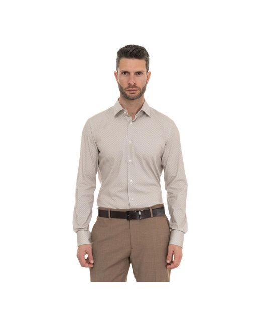 Boss Gray Casual Shirts for men