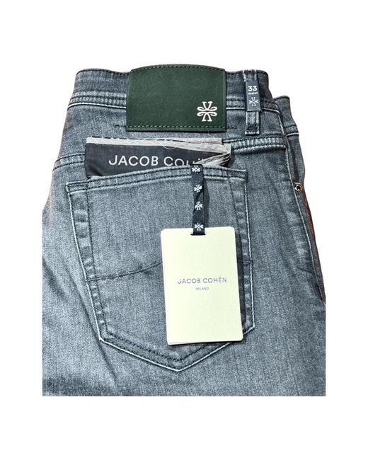 Jacob Cohen Blue Straight Fit Jeans for men