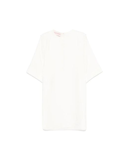 Midi Dresses Valentino de color White