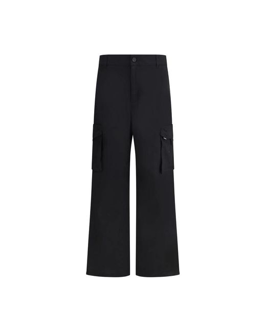 Wide Trousers di Daily Paper in Black da Uomo