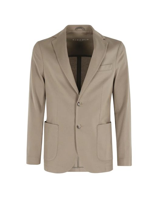 Circolo 1901 Blazer Premium in het Natural voor heren