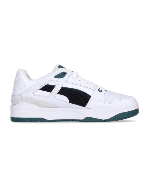 PUMA White Slipstream Shoes for men