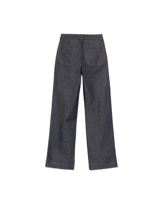 A.P.C. Jeans ,Blauw ,Katoen Seaside Jeans in het Gray