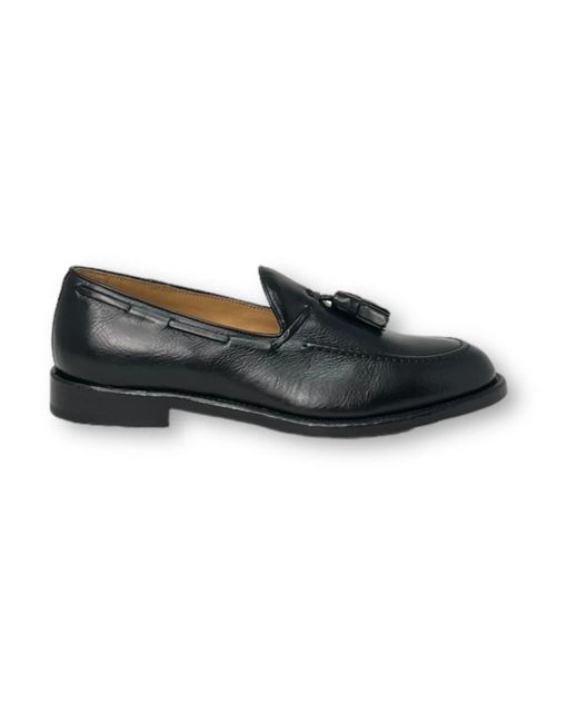 Corvari Black Loafers for men