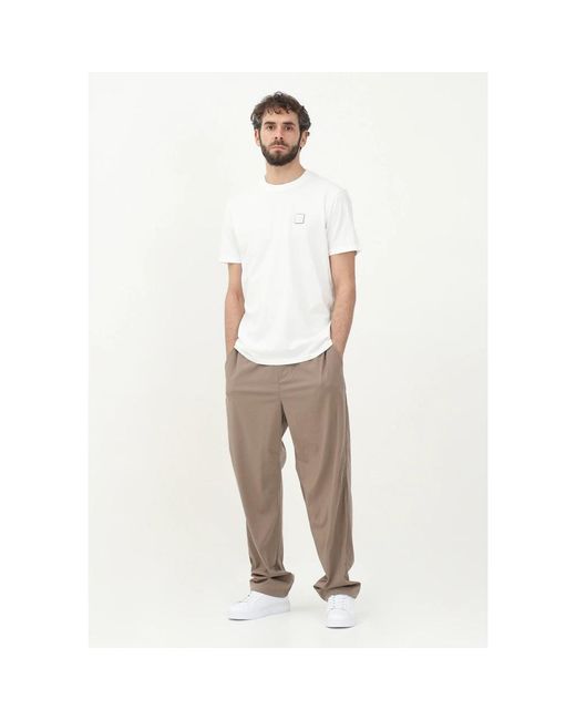 ARMANI EXCHANGE Natural Straight Trousers for men