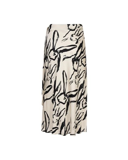 Midi Skirts MSGM en coloris White