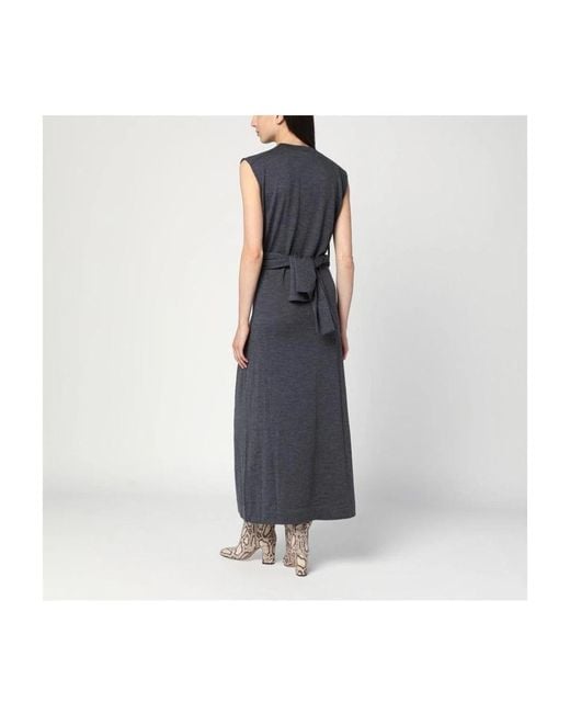 Maxi Dresses Jil Sander de color Blue