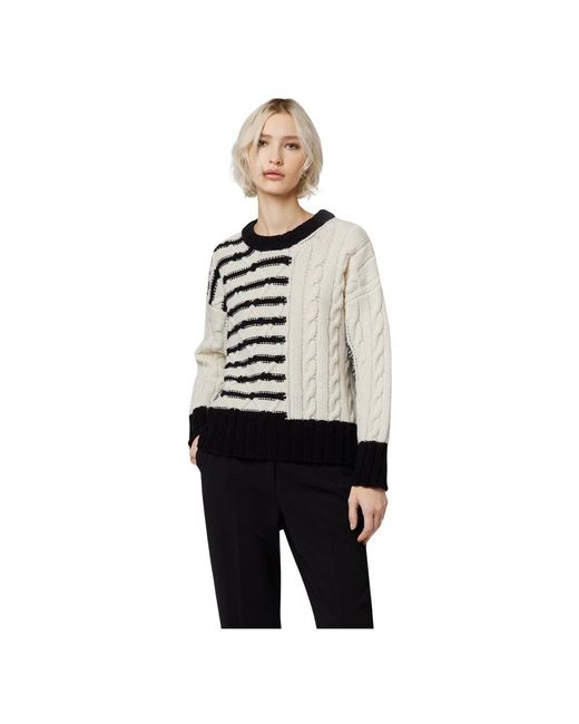 Alpha Studio Girocollo/L in het White