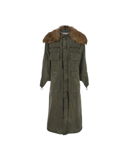Parkas di Blumarine in Green