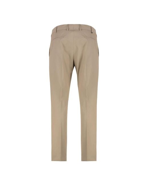 PT Torino Natural Suit Trousers for men