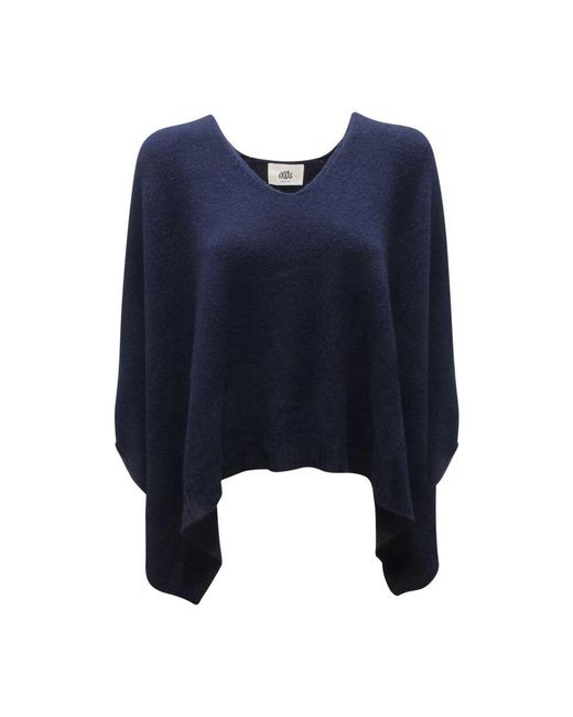Ixos Blue Oversize Sleeveless Sweater, Made