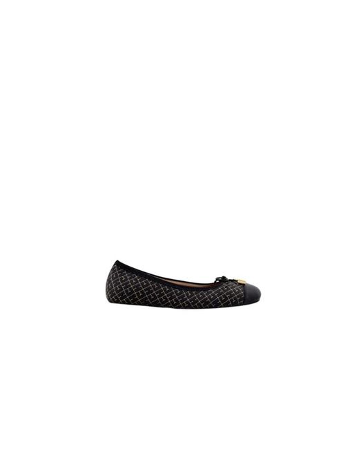 Carolina Herrera Black Ballerinas