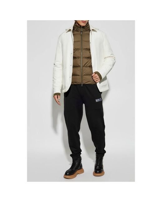 Moncler White Down Jackets for men