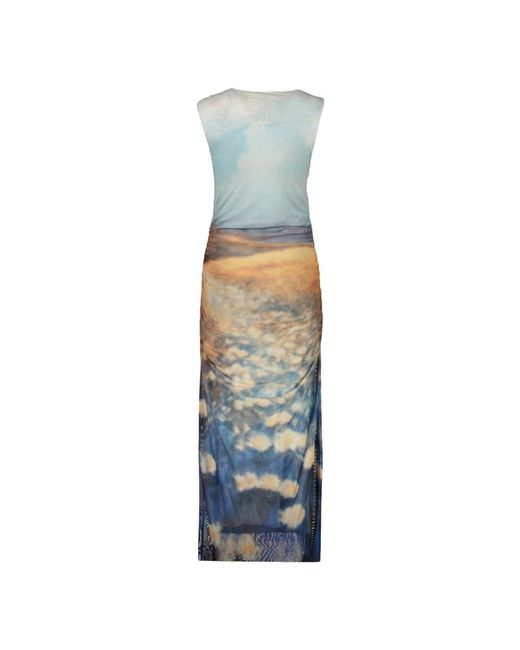 Desigual Blue Midi Dresses