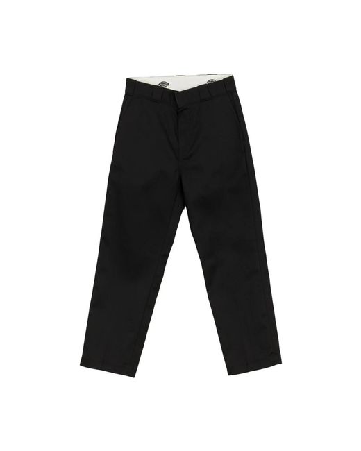 Dickies Broeken ,Zwart ,Katoen 874 Cropped Pants in het Black voor heren