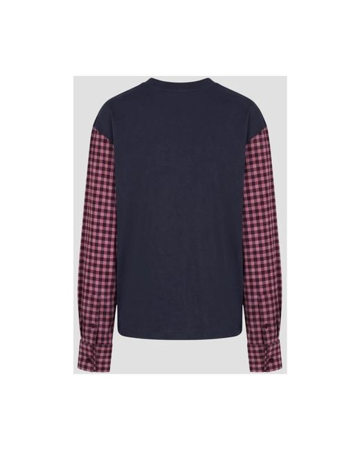 Marni Blue Long Sleeve T-Shirts