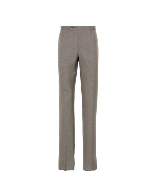 Rota Gray Slim-Fit Trousers for men
