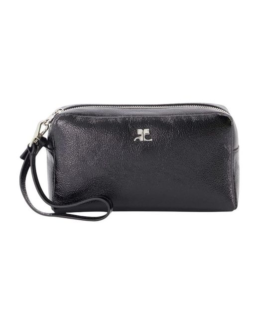 Courreges Black Toilet Bags