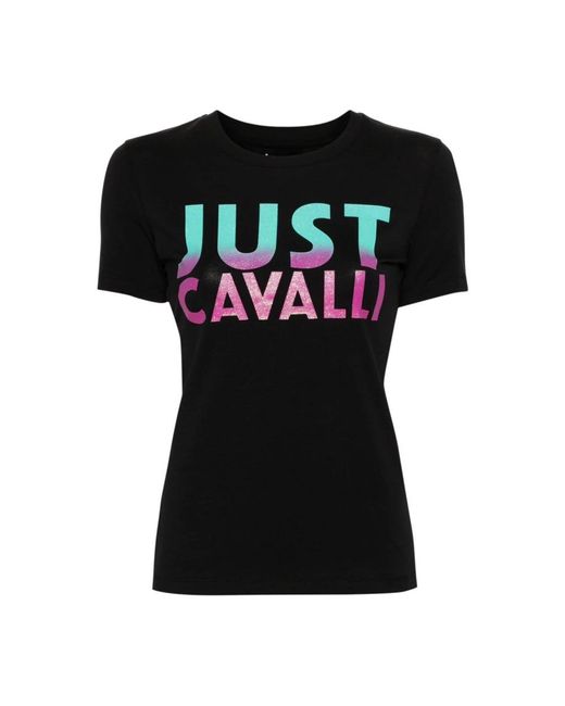 Just Cavalli Black T-Shirts