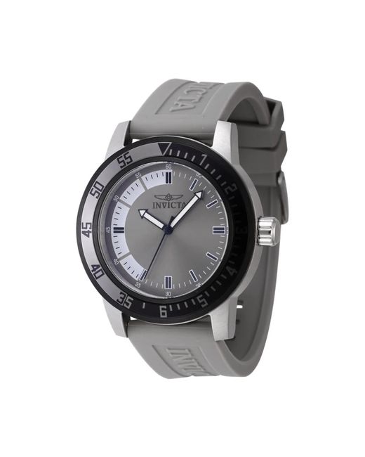 Specialty orologio uomo quarzo - quadrante grigio di INVICTA WATCH in Metallic da Uomo