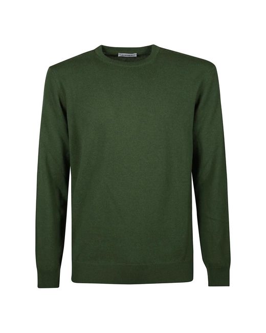 Kangra Feiner Wollpullover Mit Rundhalsausschnitt in Green für Herren