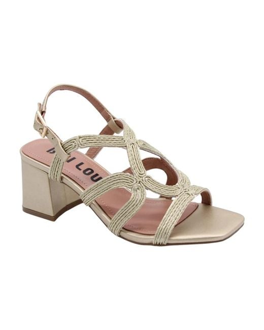 Bibi Lou Yellow High Heel Sandals